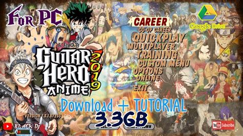 DOWNLOAD New Guitar Hero Anime 2019 (PC) - GH3 custom Anime - YouTube