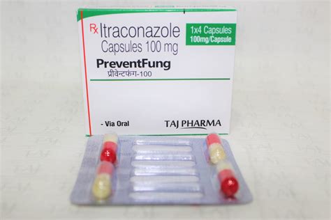 Itraconazole Capsules 100mg (Preventfung)