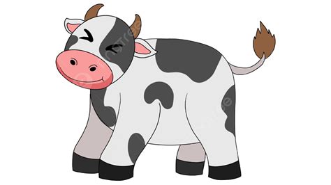 Gambar Kartun Sapi Tersenyum Lucu Lembu Kartun Sapi Kartun Png | Images and Photos finder