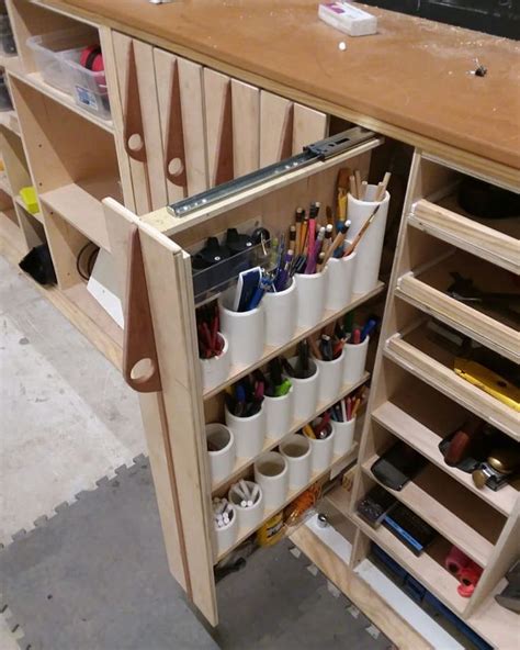 Compact tool storage | Garage workshop organization, Diy garage storage ...