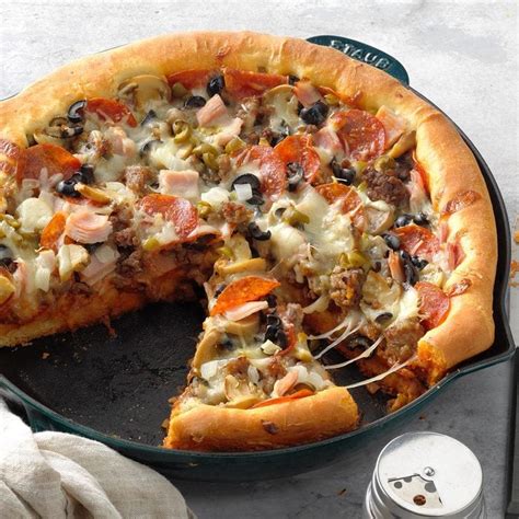 Cast-Iron Favorite Pizza Recipe: How to Make It | Taste of Home