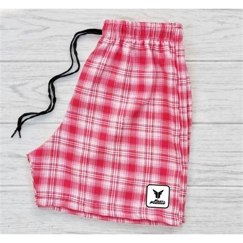 (FAST AND FURIOUS LOGO)PLAID CHECKERED TASLAN SHORT | Lazada PH