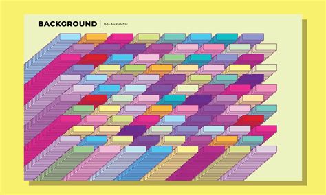 Colorful rectangle background layer design for poster, landing page ...