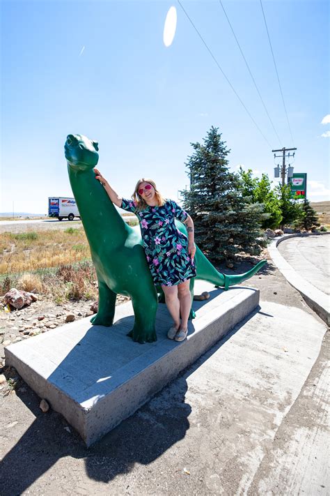 Sinclair Gas Station Dinosaur in Sinclair, Wyoming