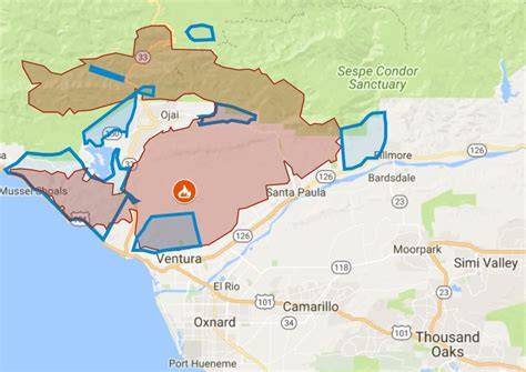 California Fire Map Evacuation Zones