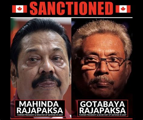 Canada Imposes Sanctions On Mahinda Rajapaksa And Gotabaya Rajapaksa For Human Rights Violations ...