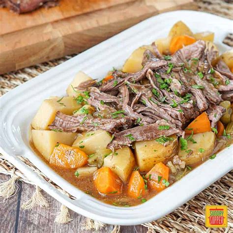 Best Slow Cooker Chuck Roast Recipe - Sunday Supper Movement