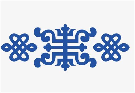 Mongolian Pattern PNG Images, Side Flower, Shading Border, Lace PNG ...