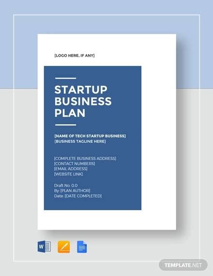 FREE 12+ Sample Startup Business Plan Templates in MS Word | PDF | Google Docs | Apple Pages