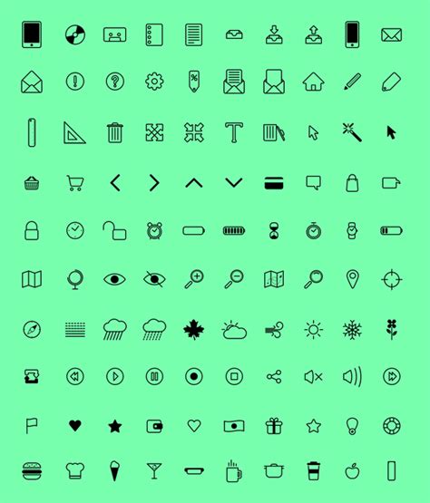 Free Download : Pixel-perfect Icon Set (100 icons – PSD, AI, EPS, PDF ...