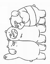 We Bare Bears Coloring Page Free Printable PDF sketch template