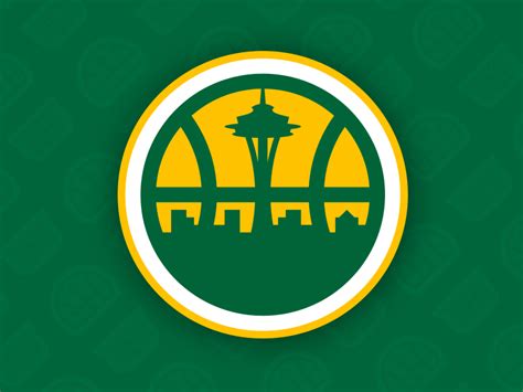 Seattle Sonics Secondary Logo by Addison Foote on Dribbble