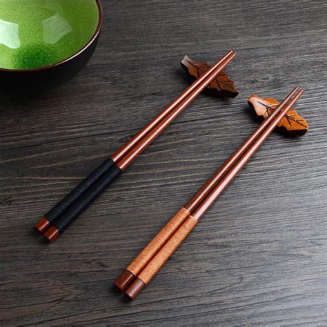 WoodChop™ Wooden Chopsticks set Korean Household 10 Pieces – SucreEtCoton