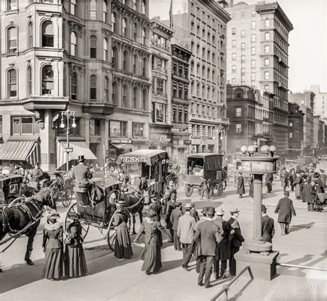 New York c. 1908. "Fifth Avenue and 42nd Street." Shorpy Historic ...