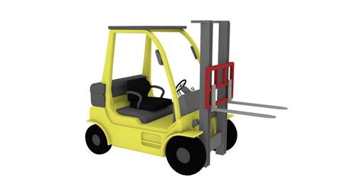 3D forklift - TurboSquid 1296716