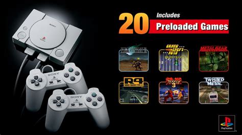 Sony Reveals All 20 PlayStation Classic Games