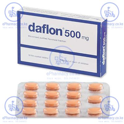 DAFLON 500MG | DIOSIMIN | VARICOSE VEINS | PILES - 30 TABS - ePharmacy ...