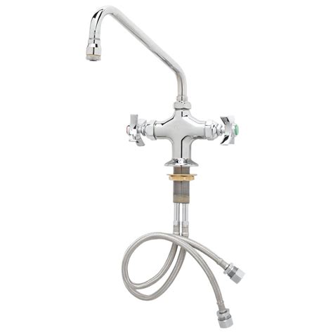 T&S BL-5750-01 Deck Mounted Single Hole Laboratory Faucet with Flex ...