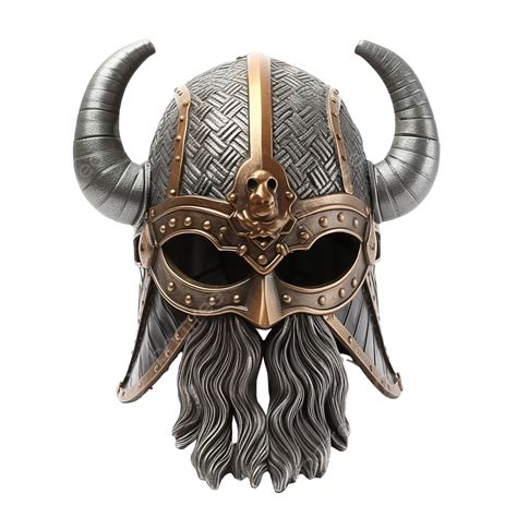 Viking Warrior Helmet With Long Beard, Warrior, Helmet, Soldier PNG Transparent Image and ...