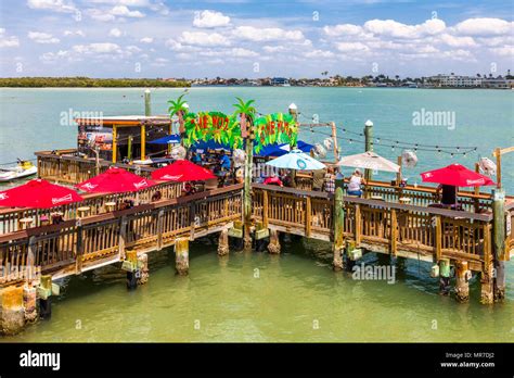 John's Pass Village & Boardwalk, Madeira Beach, Pinellas County, Florida, United States Stock ...