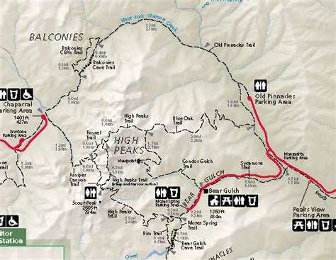 Pinnacles National Park Map – Map Of The Usa With State Names