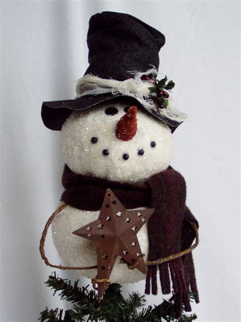 Related image | Snowman tree topper, Christmas tree toppers, Christmas ...