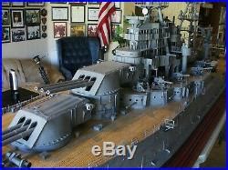 USS Arizona Battleship Model (Large) scale 1/4 = 1′- 0. Over 12 feet long | arizona