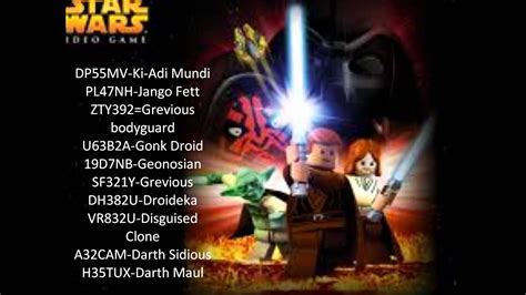 Lego Star Wars The Video Game Ps2 Cheats - systembrown