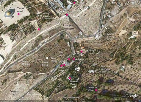 Where Is The Garden Of Gethsemane Map | Fasci Garden