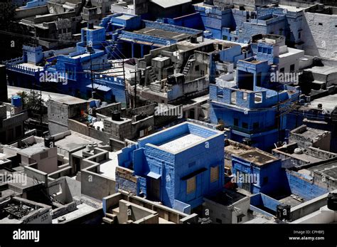 Blue city in Jodhpur Stock Photo - Alamy