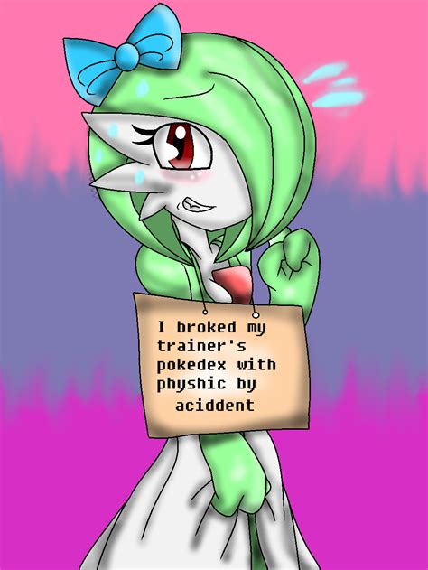 Pokemon shame Genny the Gardevoir by powerponymarethasher on DeviantArt