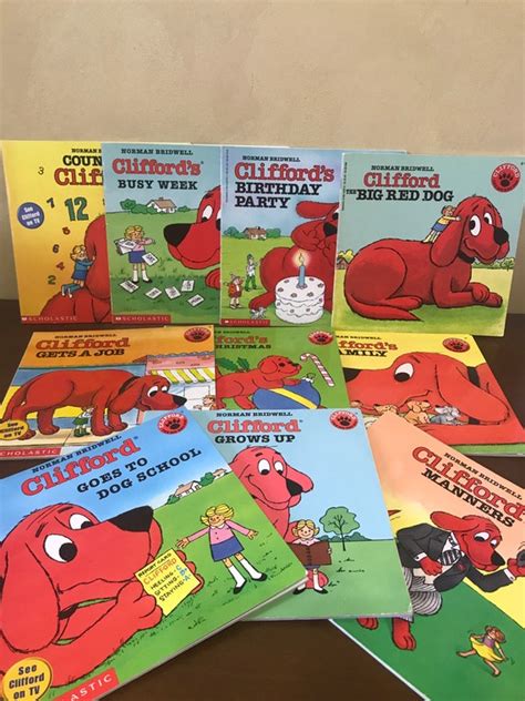 Clifford the Big Red Dog Books Assorted 80s Childhood Books | Etsy