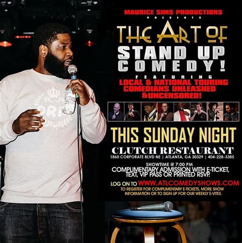 The Art of Stand Up Comedy 2023, Clutch Restaurant, Atlanta, 2 April ...