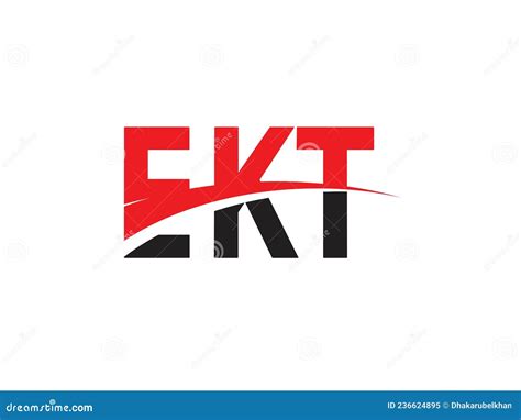 EKT Letter Initial Logo Design Vector Illustration Stock Image - Image ...