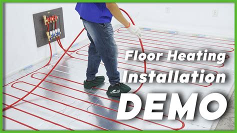 Installation DEMO Full Process | How to install Underfloor Heating ...