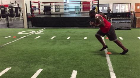 NFL Agility and Footwork Drill - YouTube