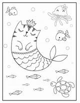 Mermaid3  VerbNow sketch template