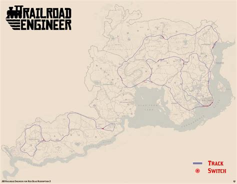 Red Dead Redemption 2 - Railroad Engineer Map | Red Dead Redemption 2 ...