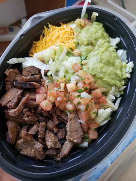 Taco Bell power menu bowl w/ steak : r/Keto_Food