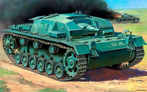 StuG.III Ausf.B | Military art, Military vehicles, Tank destroyer