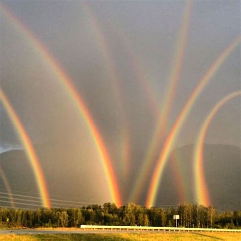 Los ocho arco iris simultáneos que revolucionaron Pennsylvania | Amazing nature, Nature ...