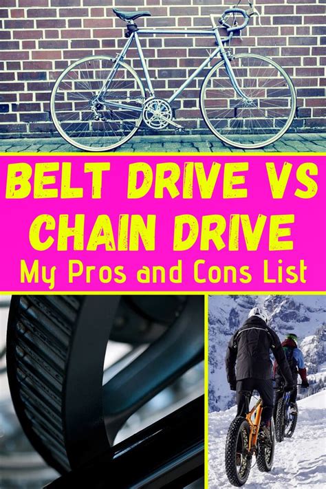 Belt Drive Vs Chain Drive Bike: Pros and Cons