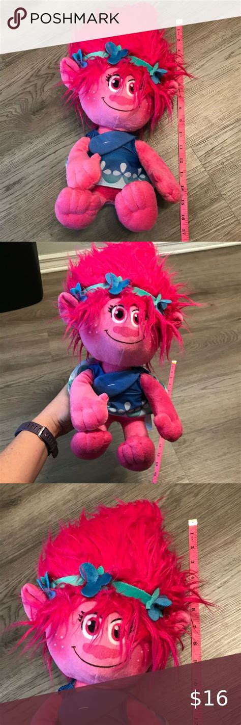 Dreamworks Trolls Baby Poppy Plush Toy 17”