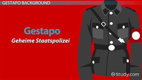 Gestapo | Definition & Tactics - Lesson | Study.com