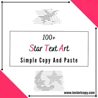 100+ Star Text Art Copy And Paste