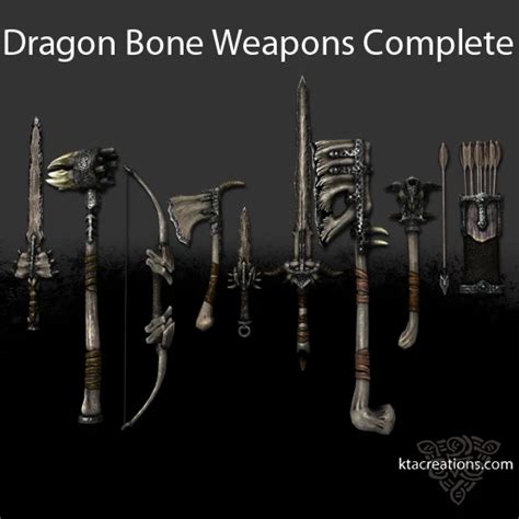 Dragon Bone Weapons Complete at Skyrim Nexus - mods and community