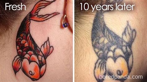 Thinking Of Getting A Tattoo? These 35 Pics Reveal How Tattoos Age Over Time | Faded tattoo ...