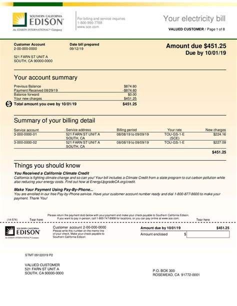 Fill - Free fillable Southern California Edison PDF forms