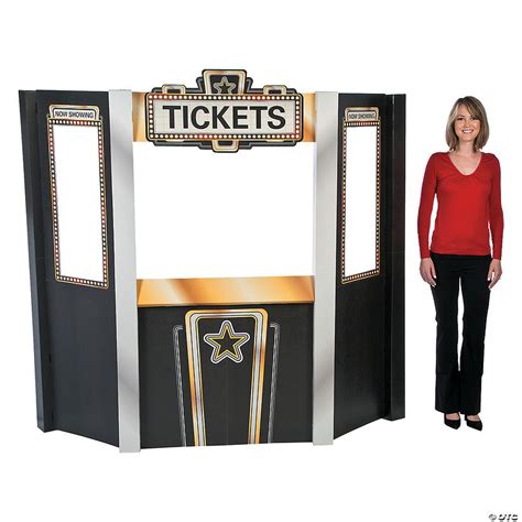 Movie Night Theater Ticket Booth Cardboard Stand-Up | Oriental Trading