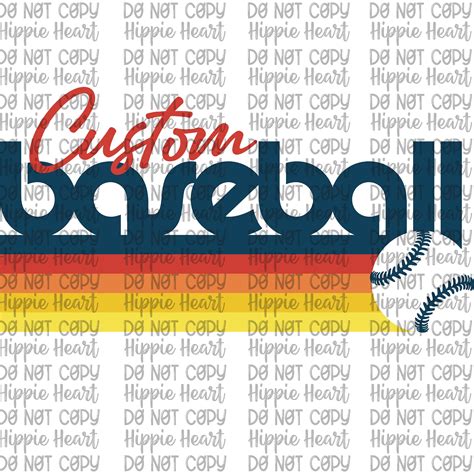 Custom Baseball Png Custom Team Png Custom Baseball Designs - Etsy